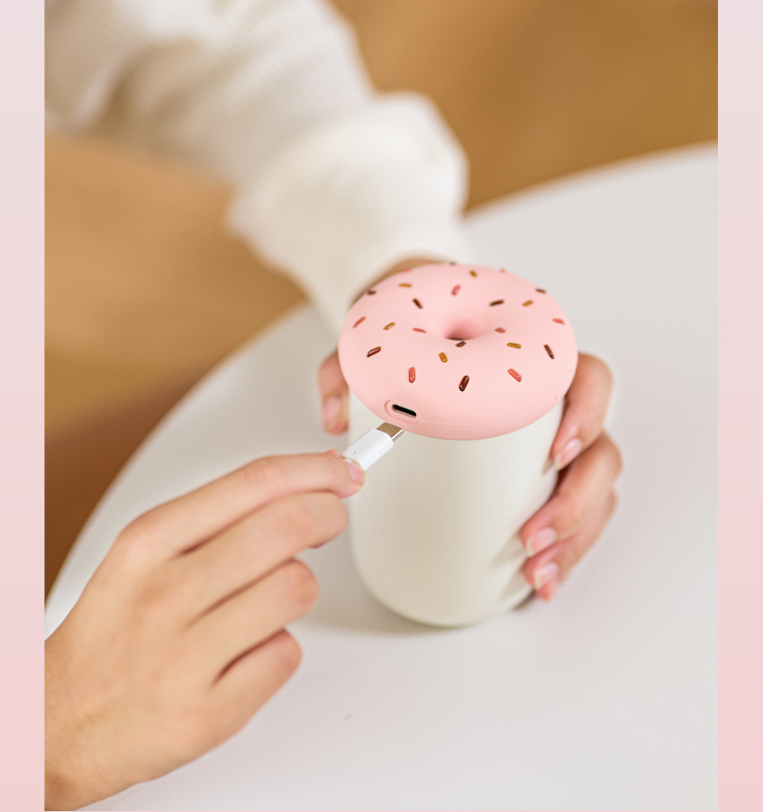 Cross-border Creative 369 Sweetheart Humidifier, Creative Mushroom Ice Cream Cup, Cartoon Mini with Ambient Color Lights for Hydration pic 20