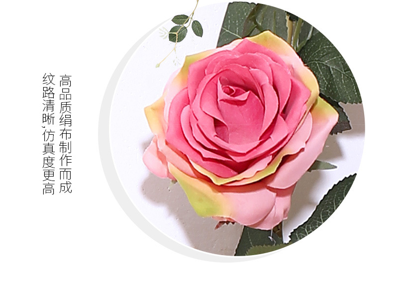 Wholesale decoration and arrangement of wedding artificial flowers, artificial flowers, vines, pink wedding roses, vines, artificial flower vines pic 12