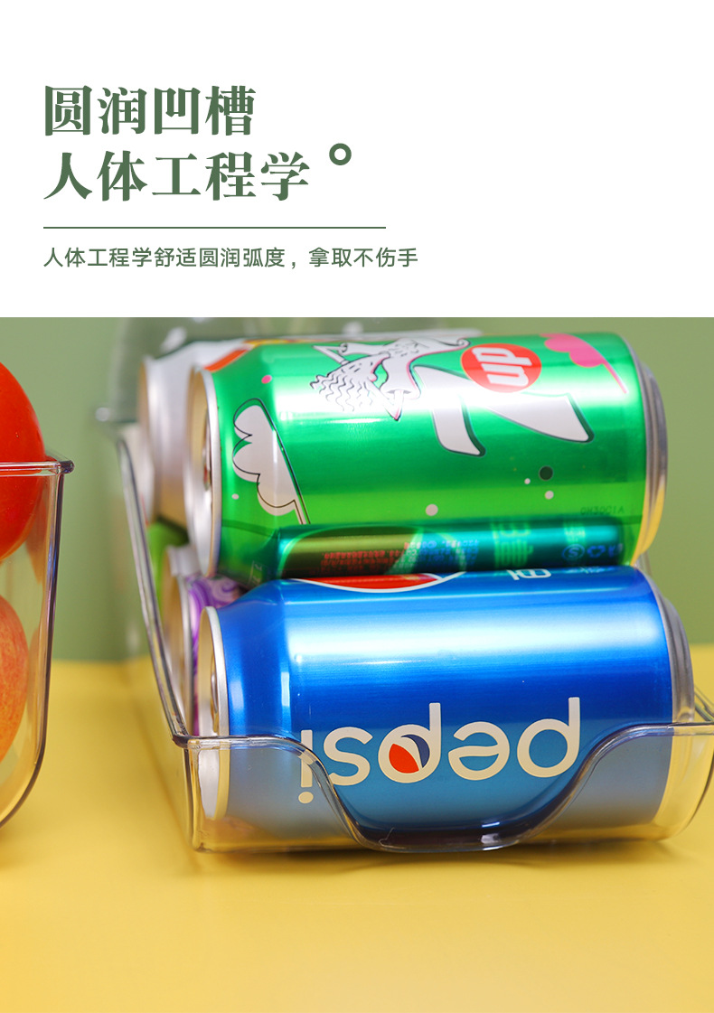 Kitchen refrigerator storage box, takeout food preservation box, PET refrigerator storage, desktop storage box pic 5