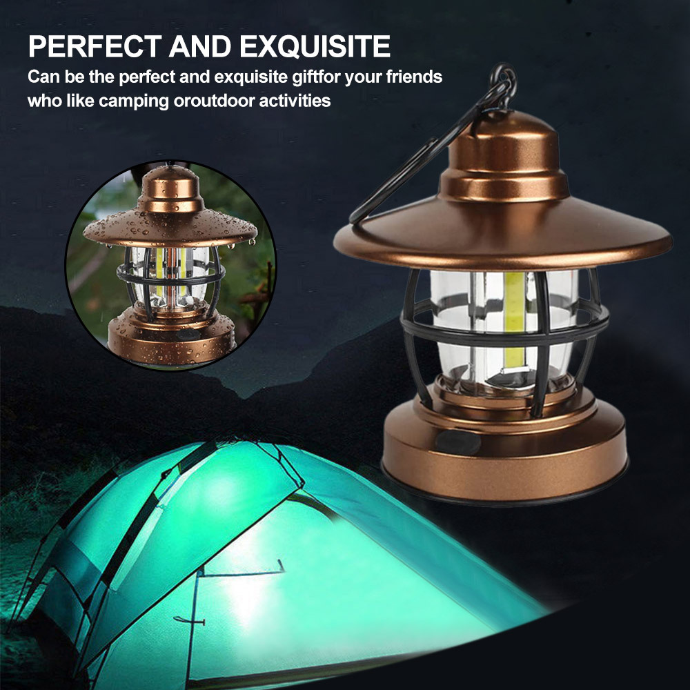 Direct sales from the manufacturer of LED retro camping tent lights, cross-border battery type camping portable emergency lights and outdoor lighting fixtures pic 10