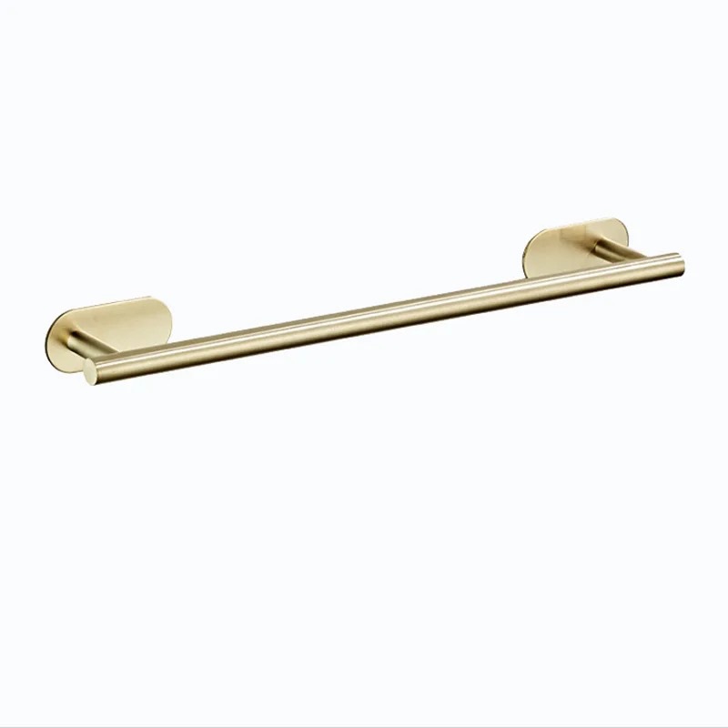 Stainless steel tissue paper rack, towel rod, towel ring hook, tissue paper rack, bathroom non-drilling bathroom hanging accessory set pic 9