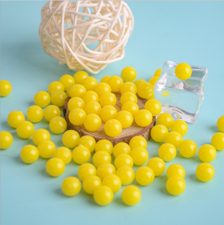 The manufacturer sells candy bead-shaped small acrylic beads, round beads without holes, and benzene-transparent solid color beads as DIY jewelry accessories pic 15