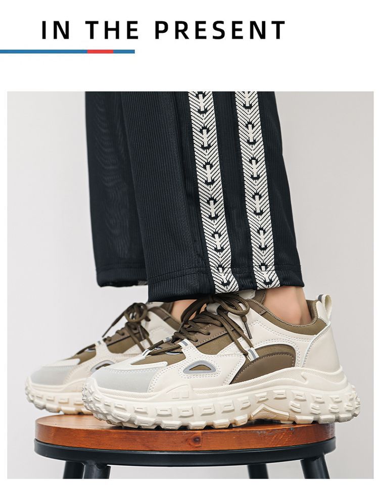 厚底时尚运动鞋夏季新款网红港风透气休闲男鞋工作防滑耐磨老爹鞋详情9