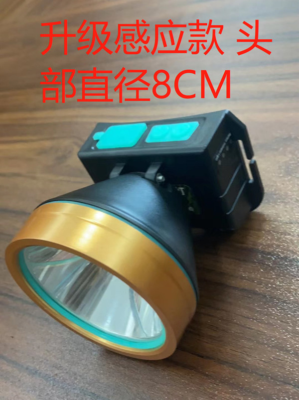 High-intensity charging LED head-mounted night fishing light, sensor headlight, long-lasting power bank, fishing light pic 2