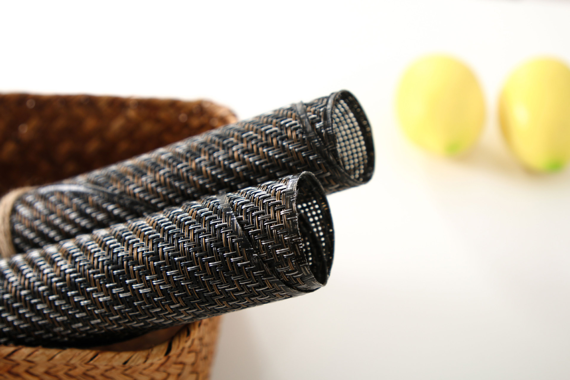 Coffee table MATS, table MATS, Japanese-style PVC simple oval table MATS, striped tablecloths, tablecloths, bowl MATS, heat insulation MATS, table MATS pic 22