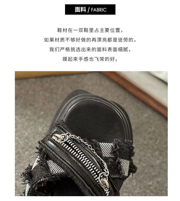 现货厚底高跟拖鞋女夏季外穿2024年时尚凉拖松糕底增高女露趾拖鞋详情7