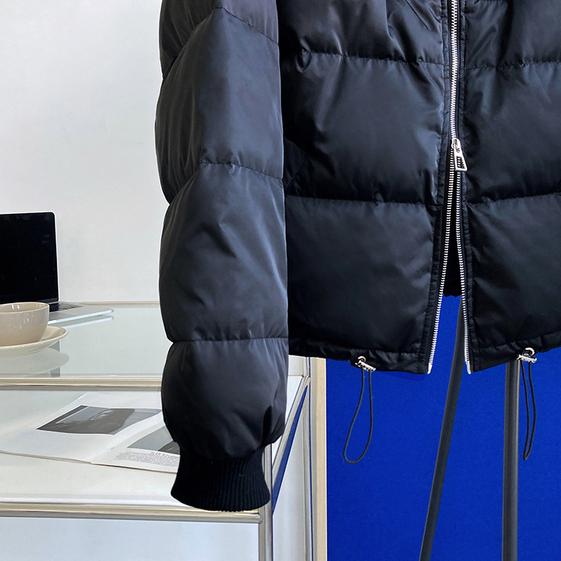 Luxi 2022 New Design sense stand-up collar short Down jacket for petite women 90, white duck down jacket Y33 pic 75