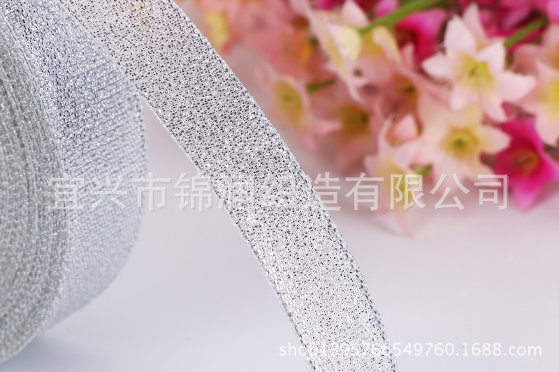 We offer 5-inch 1.5cm gold and silver onion ribbons for flower gift boxes in stock for wholesale pic 17