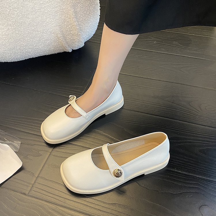 浅口低跟软面小皮鞋女2022年夏季新款学院风休闲舒适女式单鞋批发详情21