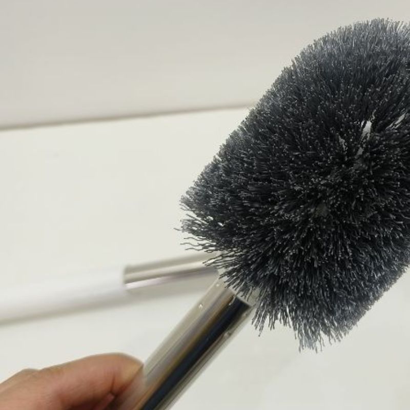 家用塑料手柄不锈钢马桶刷卫生间清洁刷子塑料厕所清洁刷日用百货实用0588详情2