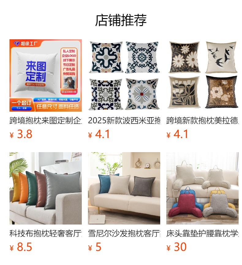 Retro flower pillowcase, country-style light luxury sunflower jacquard pillow, homestay sofa decoration cushion cover, cross-border pic 7