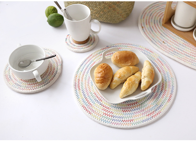 手工棉线编织加厚隔热防烫垫餐垫茶垫锅垫杯垫盘垫碗垫详情9