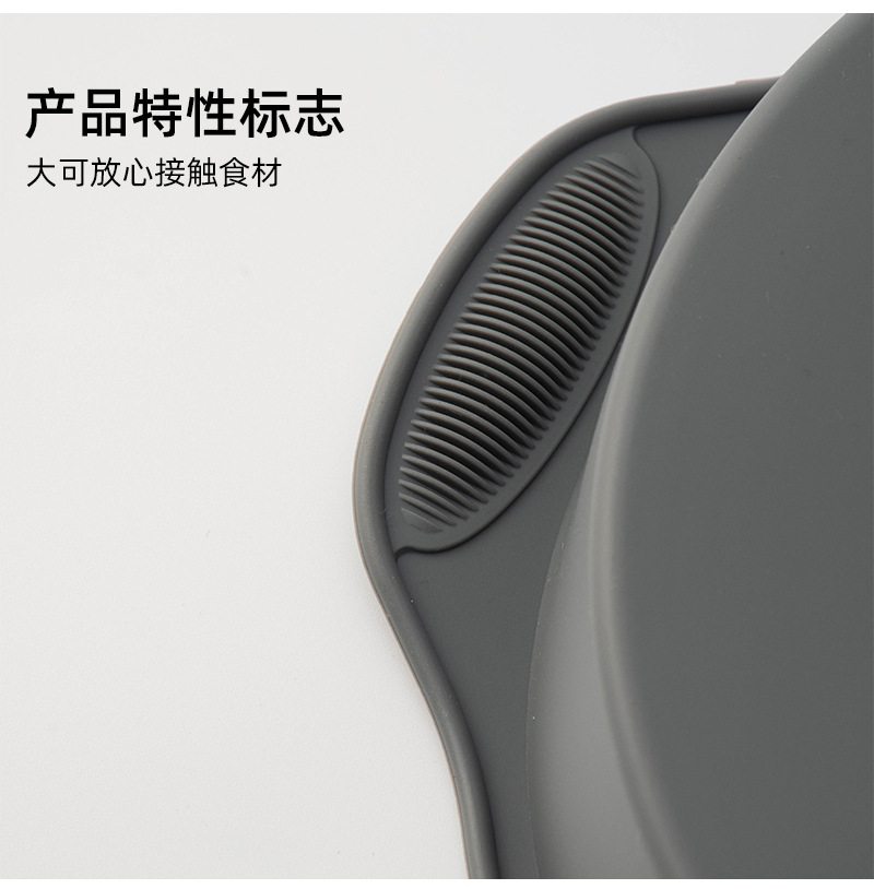 双色硬边硅胶吐司蛋糕盘圆形长方形蛋糕烤盘烘焙工具吐司盘蛋糕模详情7