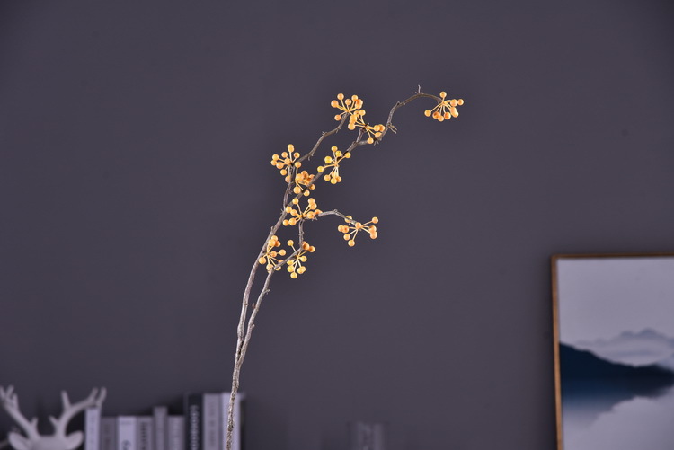 Lanjin Artificial Fruit Factory Direct Sales, wholesale of artificial berries, artificial green vine fruits, Chinese modern and simple decoration, winter green fruits, and mountain prosperity fruits pic 24