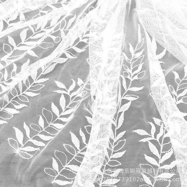 Factory direct sales of lace, polyester mesh, water-soluble lace, double-sided lace, leaf hollowed-out clothing accessories, embroidery lace pic 8