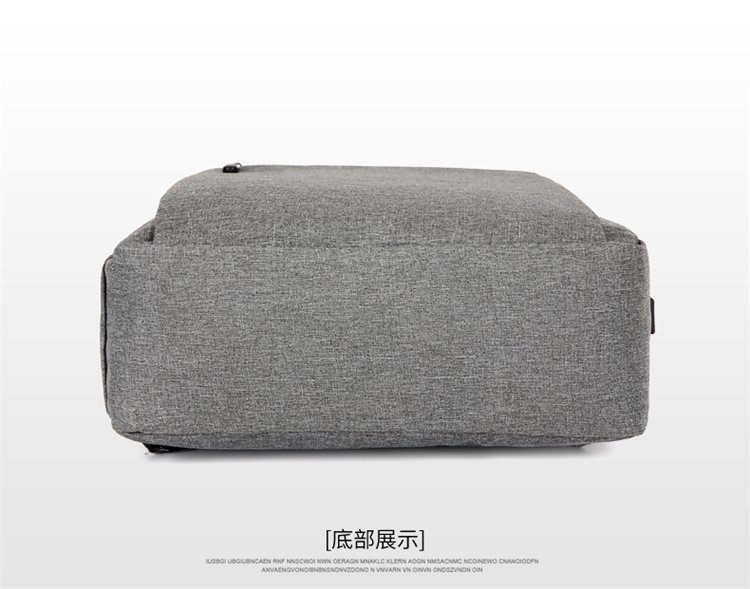 Cross-border backpacks, simple notebooks, business computer bags, campus student schoolbags, trendy travel backpacks that can be printed with logos pic 70