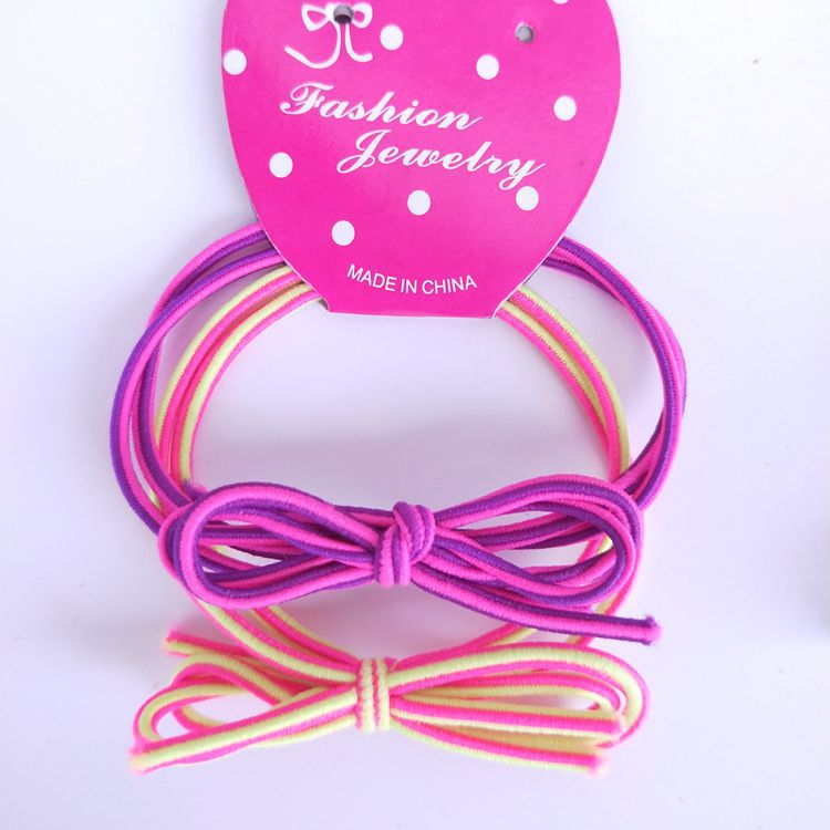 Rubber bands, colored ropes, hair ties, clips, 2 rubber bands, hair ties, 2 yuan, rubber bands, 1 yuan, 2 yuan, accessories wholesale pic 2