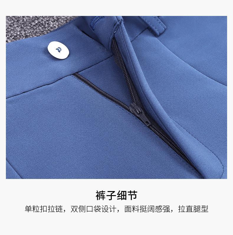 西装女2022秋新款复古国风刺绣花感职业正装两件套工作服详情11