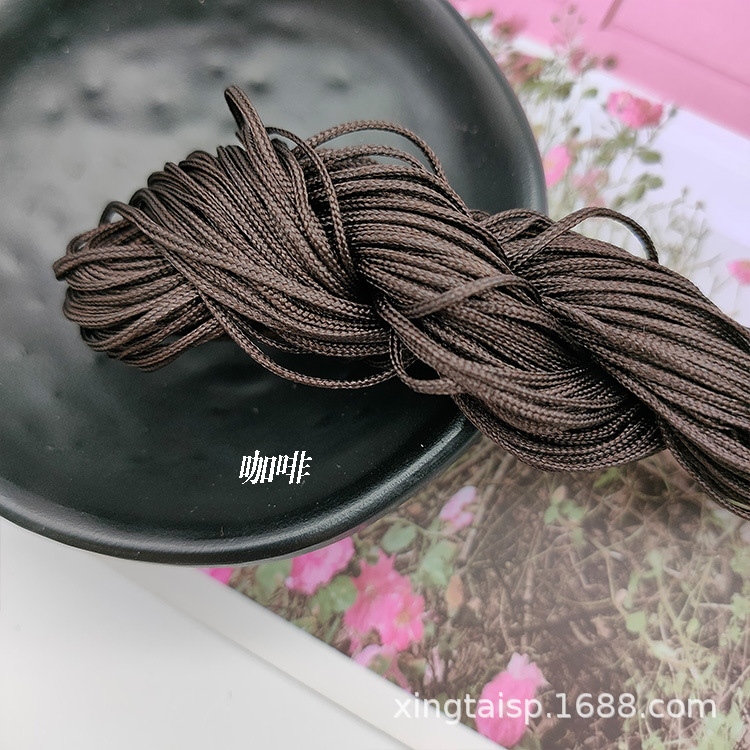 diy jewelry thread AB, Taiwan jade thread, colorful jewelry, nylon thread, jade bracelet, braided rope, 1mm jade thread wholesale pic 35