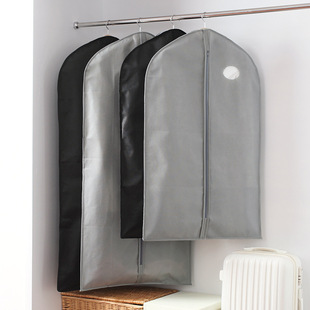 高端无纺布加厚防尘罩挂衣袋家用西服大衣可视窗羽绒服长款收纳套详情9