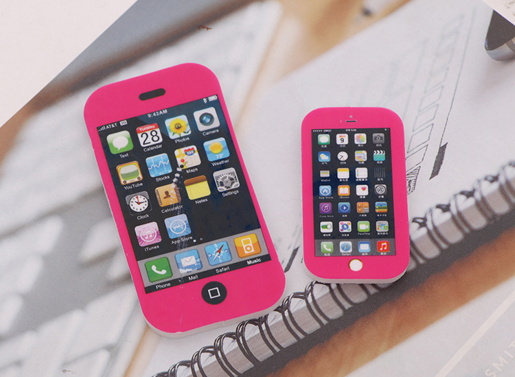 Creative mobile phone-shaped eraser, mobile phone eraser, student eraser, student stationery wholesale Taobao supply pic 3
