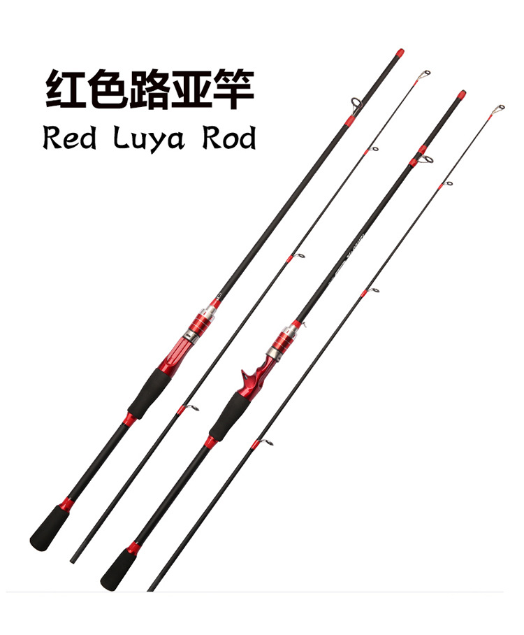 Cross-border fiberglass reinforced plastic Lull rod insert joint rod ML adjustable lull rod foreign trade Amazon long-distance throwing road sliding rod fishing rod pic 5