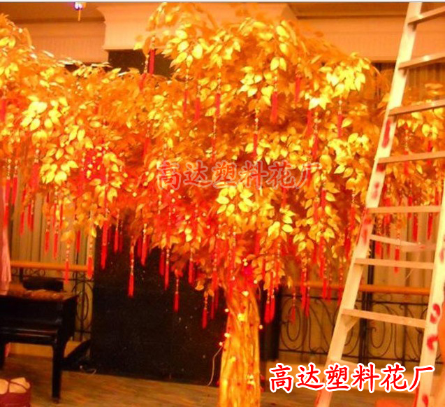 仿真胶榕树叶手感榕树枝假树叶榕树仿真叶子园林工程植物装饰批发详情57