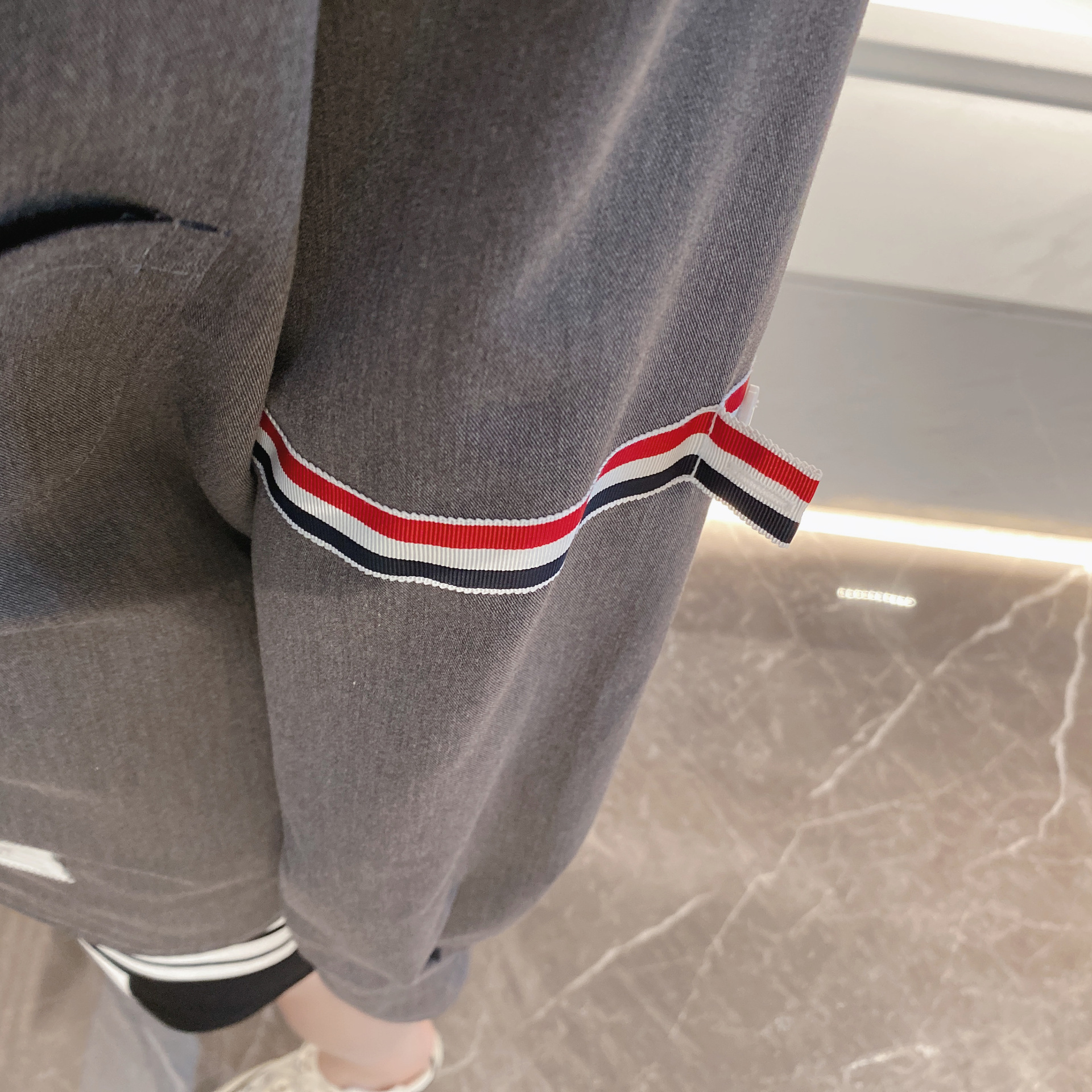 TB casual trendy brand poplin slim-fit solid white shirts for men and women, Oxford fabric shirts for women with long sleeves pic 15