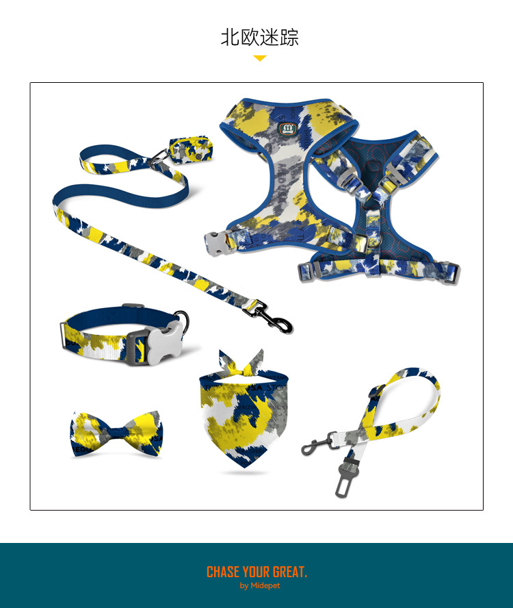 跨境新品时尚印花领结宠物配饰猫狗蝴蝶结装饰宠物猫狗节日礼品详情6