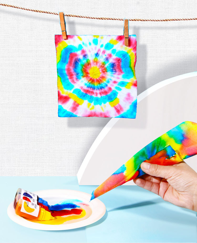 科技小制作手工扎染手绢传承非遗幼儿园小学生科学实验教具批发详情3