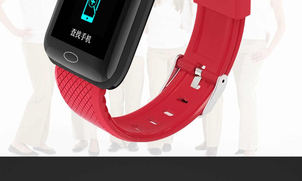 116plus Color Screen smart sports step count, heart rate, blood pressure, call information reminder function, wristband, cross-border gift pic 18