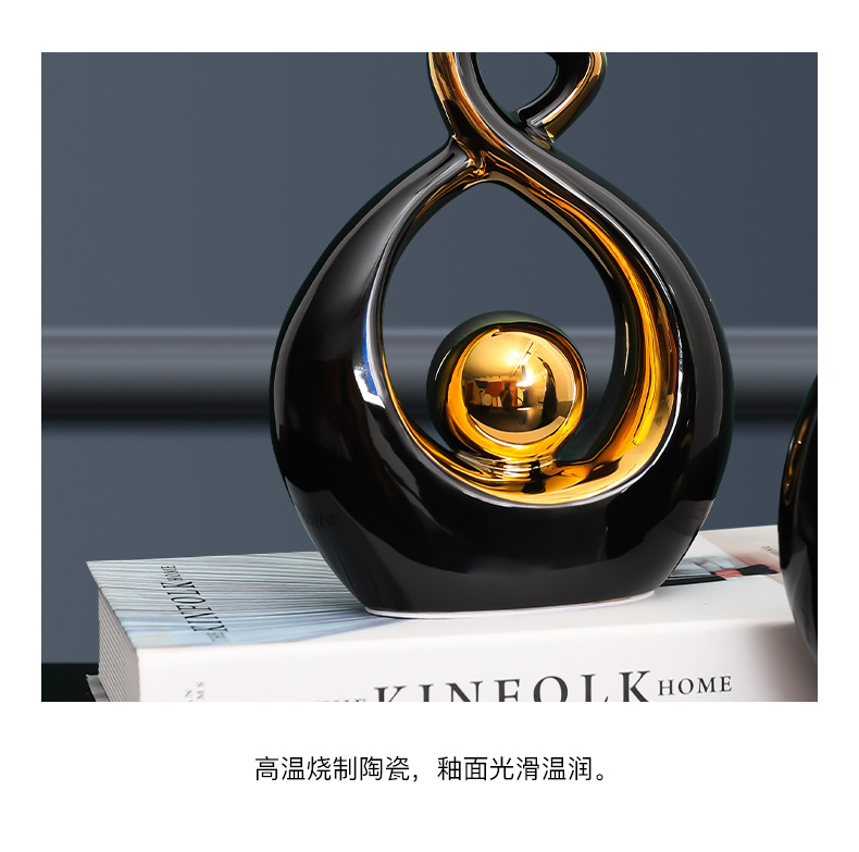 Modern light luxury ornaments, living room wine cabinet decoration, TV cabinet, entrance hall handicrafts, home decorations, European style luxury and high-end pic 10