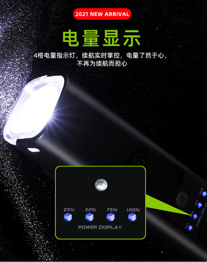 New cross-border bicycle lights, riding equipment, charging headlights, powerful flashlights, horns, night riding mountain bike lights pic 16