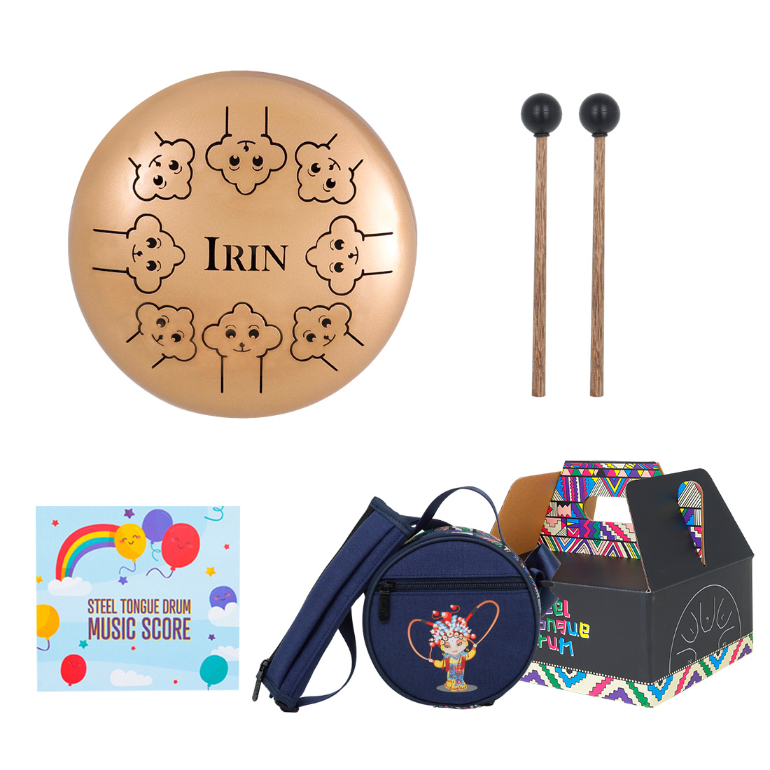 IRIN镂空5.5寸空灵鼓钢舌鼓成人儿童初学打击乐梵音鼓忘忧鼓批发详情4