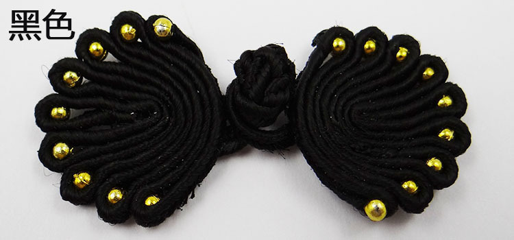 Direct sales of retro cheongsams with nine beads, bead plate buttons, wedding invitations, home Hanfu head flower decorations, butterfly flower buttons pic 5