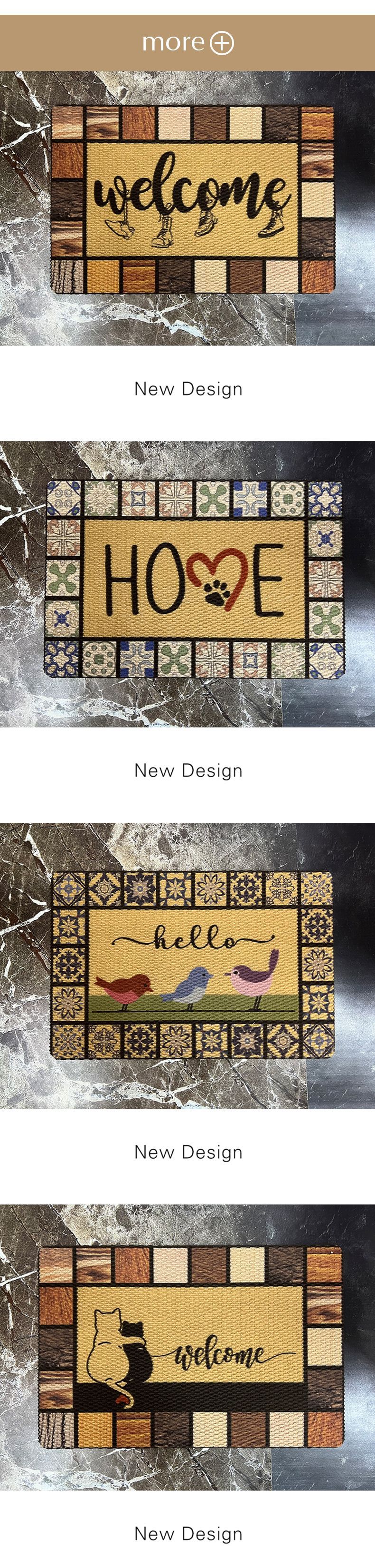 跨境菠萝纹刮泥地垫进门除尘易清理地垫家用客厅阳台耐脏防滑垫子详情10