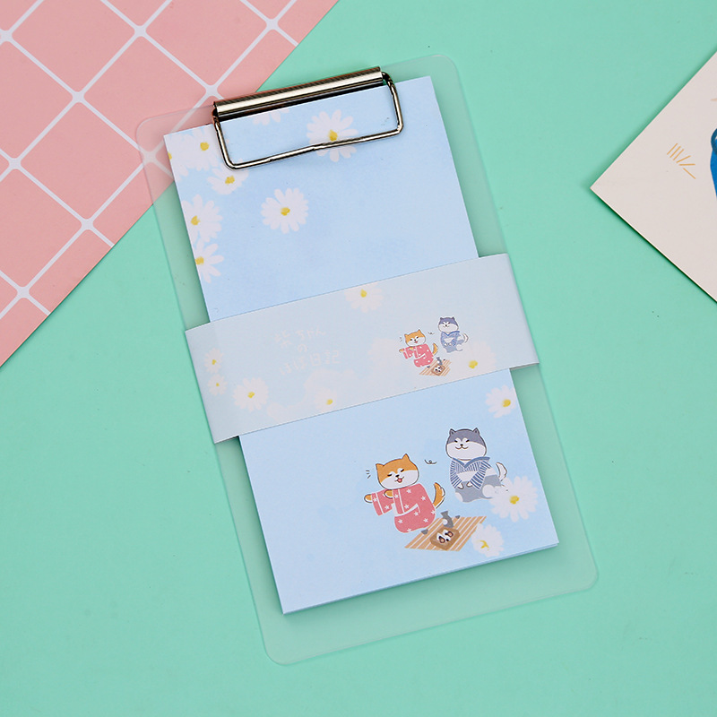 Sticky note paper, small Daisy board, clip-on sticky notes, cute cartoon sticky note book, simple student note-taking sticky note customization pic 14