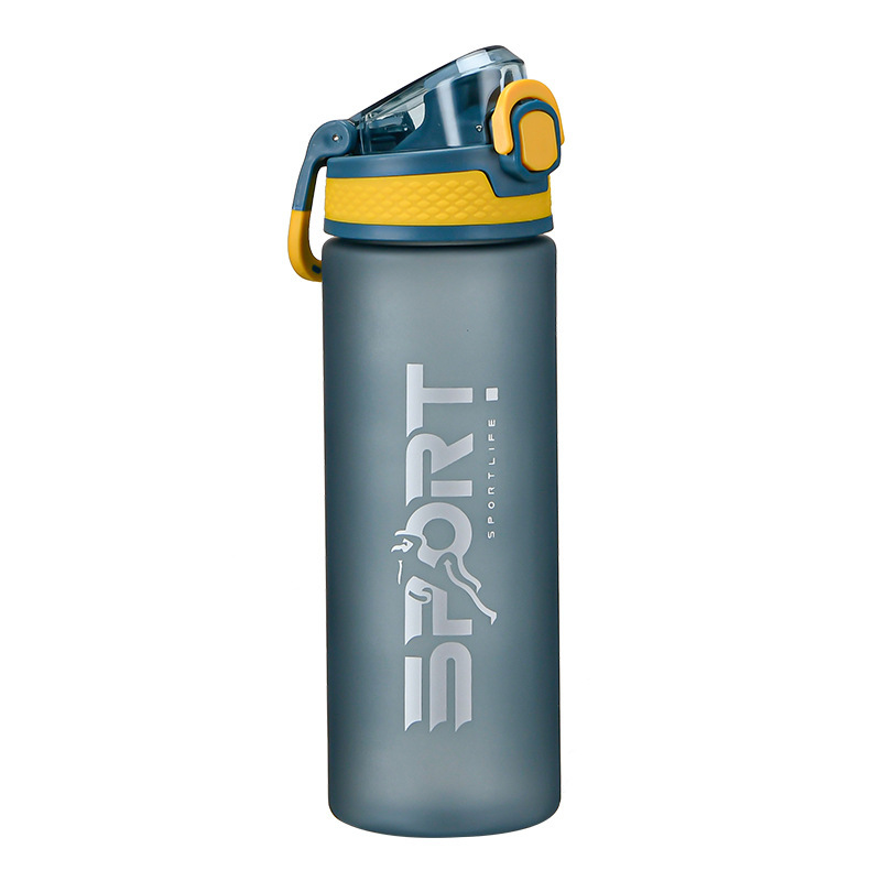 Portable sports frosted water bottle pic 4