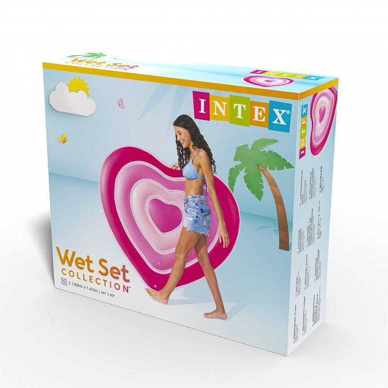 INTEX58727 Love Float Swimming Pool Water Inflatable Toy Party Internet Celebrity Float Bed wholesale pic 5