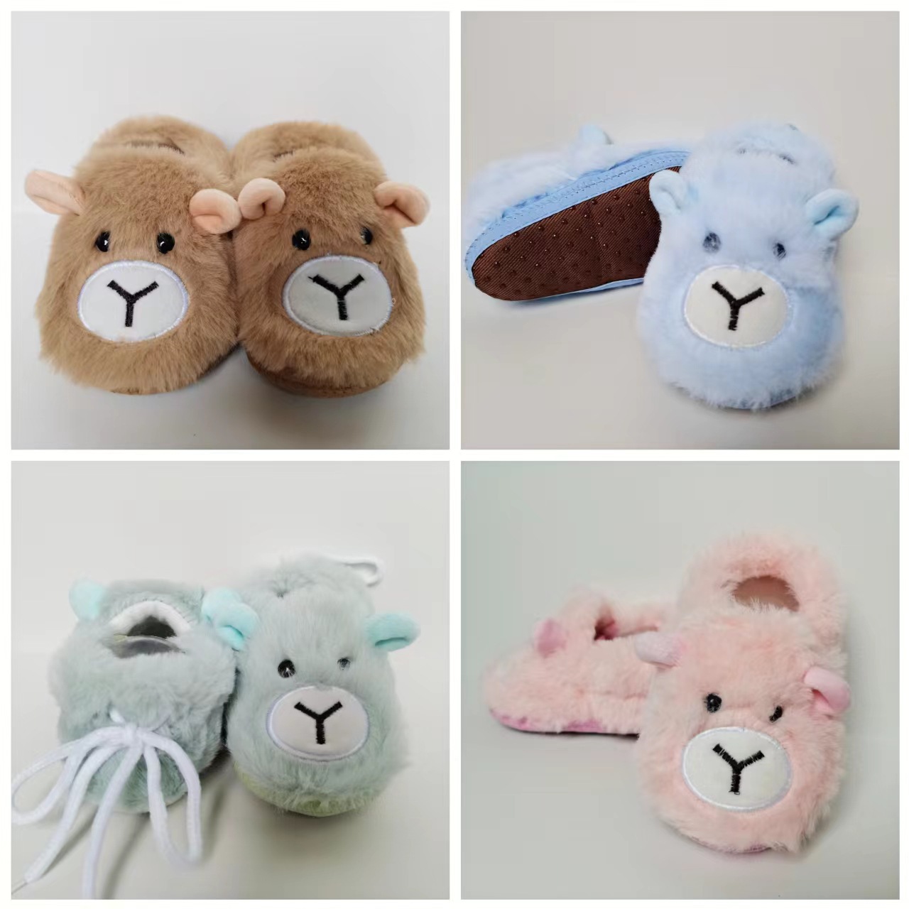 Zapatos de bebé recién nacidos 0-diciembre invierno con peluche y espesor de bebé anti-caída suela suave zapatos de algodón caliente no caen zapatos de pelusa pic 1