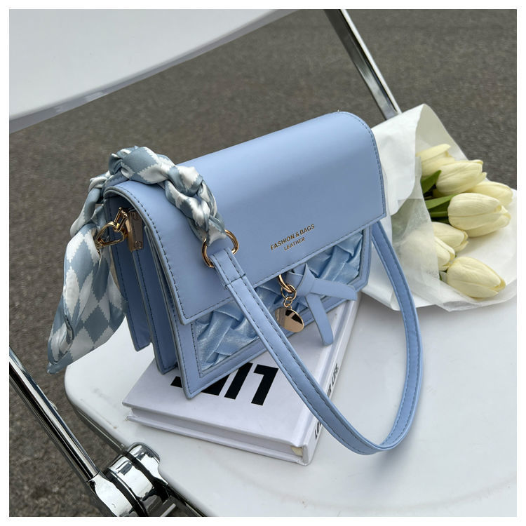 韩版时尚单肩包包女2024夏季新款洋气百搭小众ins链条包斜跨小包详情40