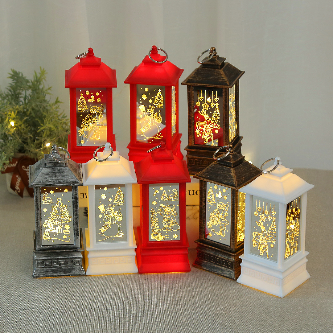 Christmas wind lanterns, Santa Claus decorative LED illuminated ornaments, candlestick lamps, decorative handicrafts and ornaments pic 9