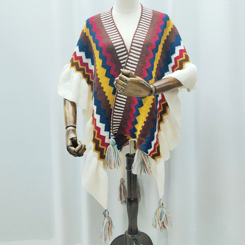 云南丽江大理旅游穿搭民族风披肩女西藏沙漠雪山拍照超大斗篷披风详情1