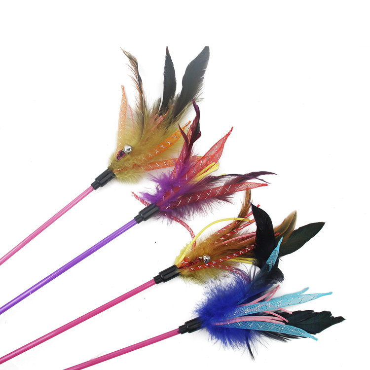 New in-stock cat toys, pet cat toys, feather bells, cat interactive products, wholesale from the manufacturer, cross-border pic 14