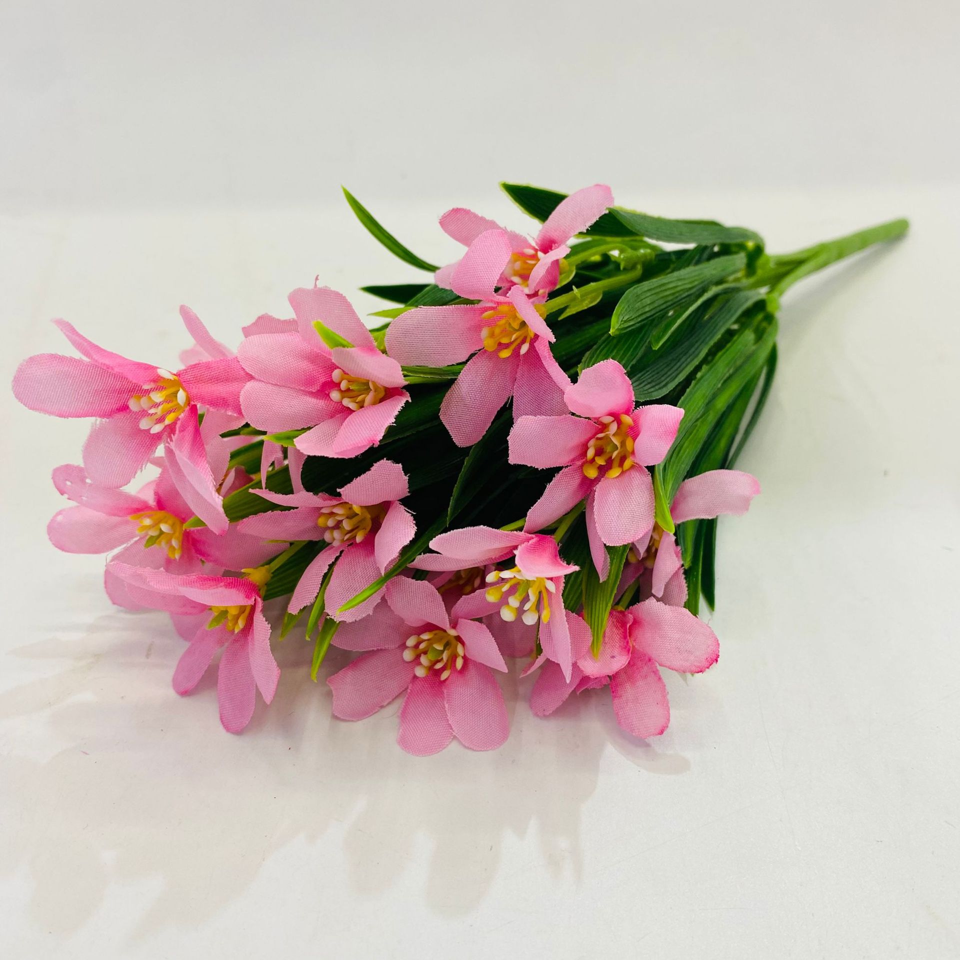 Hongsheng Simulation Craft simulation silk fabric decoration, bouquet of orchid flowers, indoor living room decoration ornaments, orchid flower arrangement pic 15