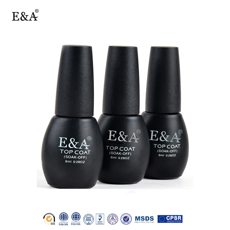 E&A Nail Polish Gel Nail Art qq Barbie Phototherapy Nail Polish Gel Brightening No-Rinse Sealing Layer Wholesale 8ml, exclusively for export pic 3