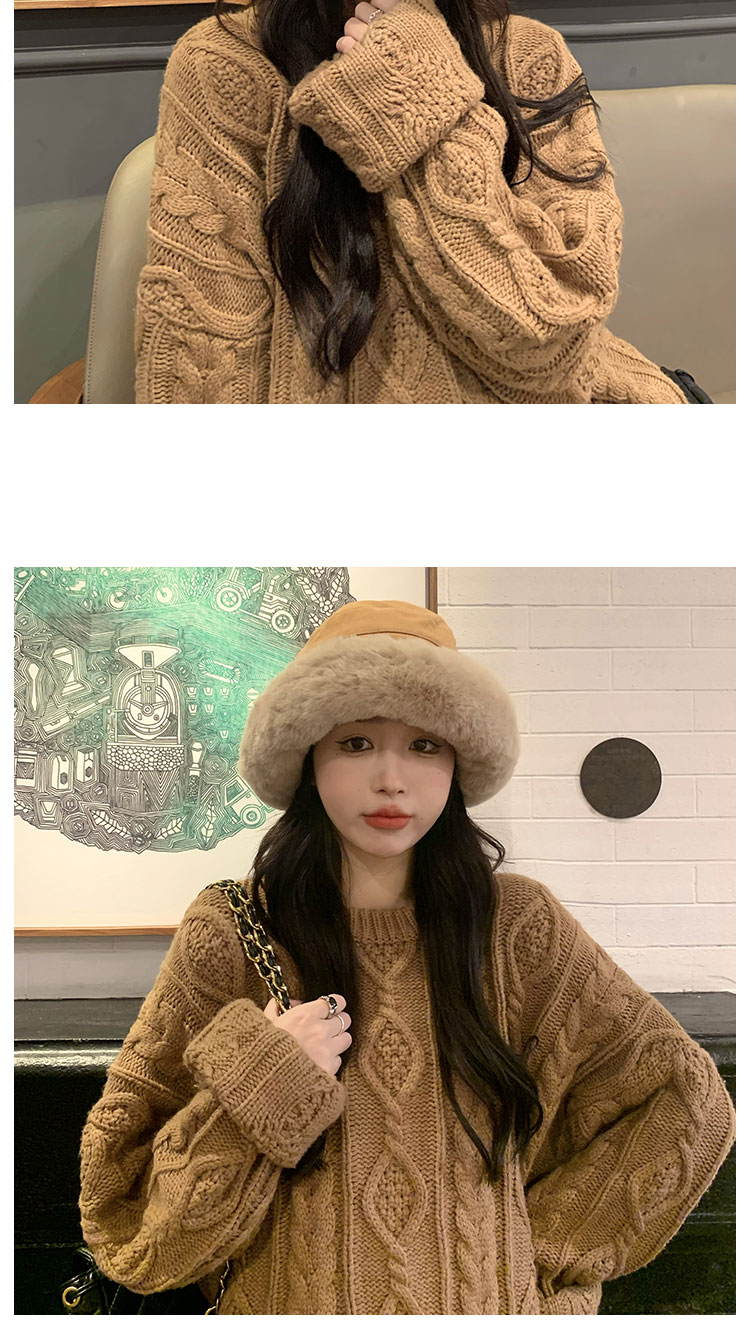 秋冬加厚毛绒保暖渔夫帽女防寒防风护耳盆帽北方冬天卷边蒙古帽子详情8