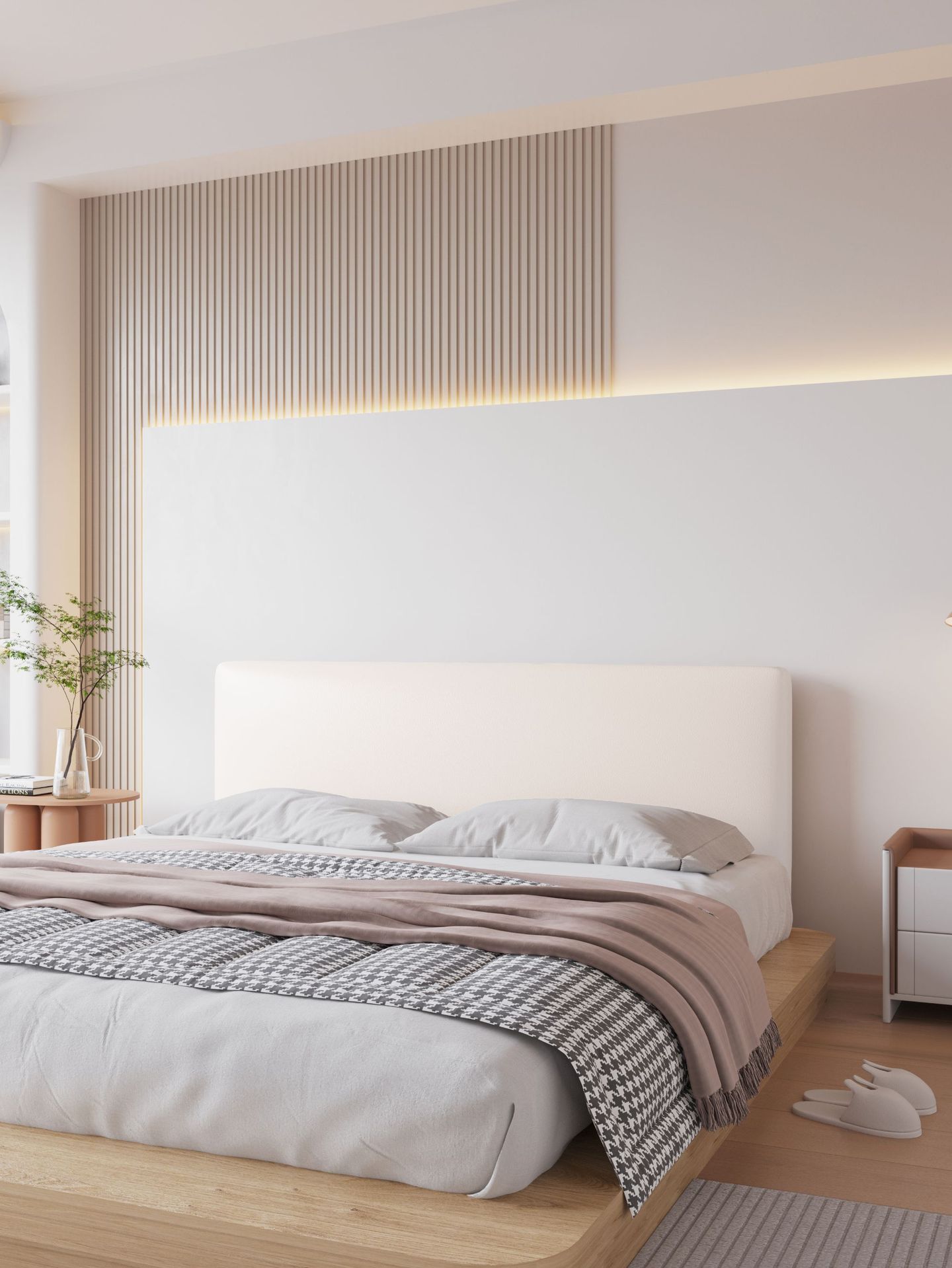 跨境PU科技布软包床头罩防水防污家用床头保护套罩卧室床头全包套详情15