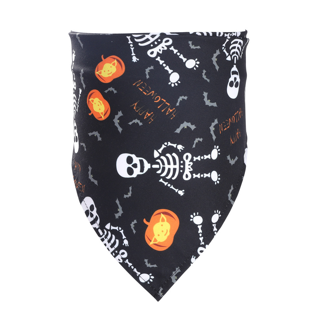 Pet scarf, Halloween pet saliva towel, cat decorative scarf, scarf, dog single-layer cute triangular scarf pic 14