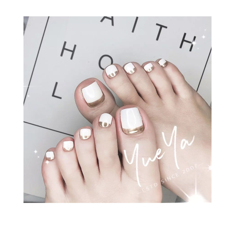 Cross-border best-selling nail art pieces, toenails, false nail patches, 500-piece set, natural color nail pieces manufacturer wholesale shanilak pic 6